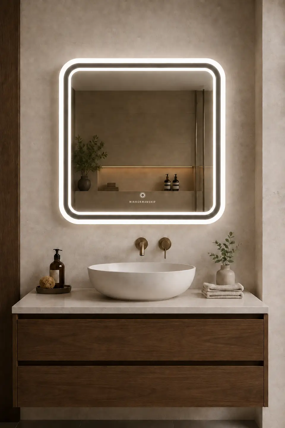 LED Mirror Size Guide: Find the Best Proportion for Your Wall