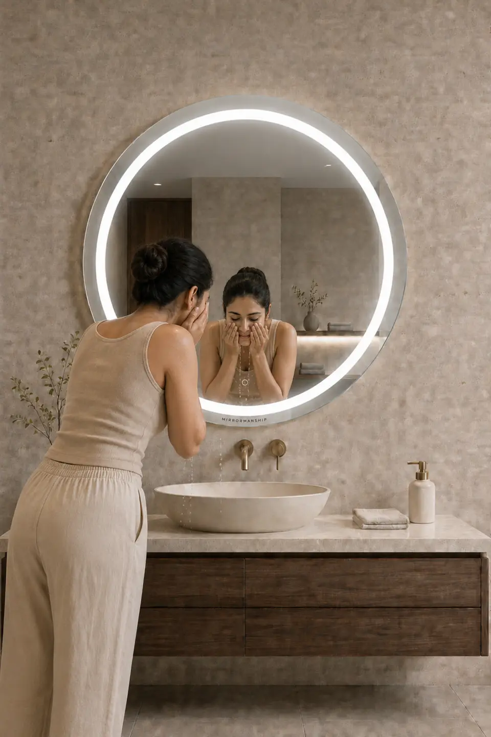 MIRRORMANSHIP Classic Round Ring LED mirror