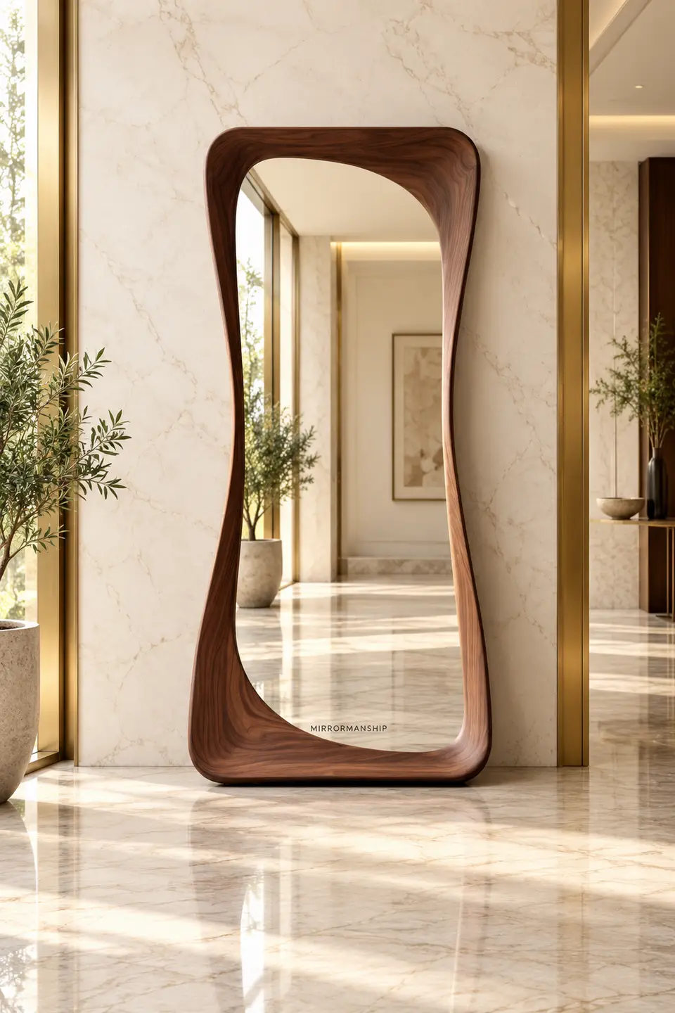 Wooden Mirror mirror 1