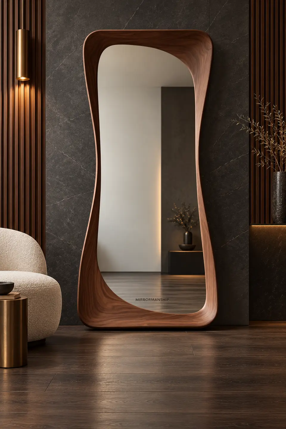 Wooden Mirror mirror 2
