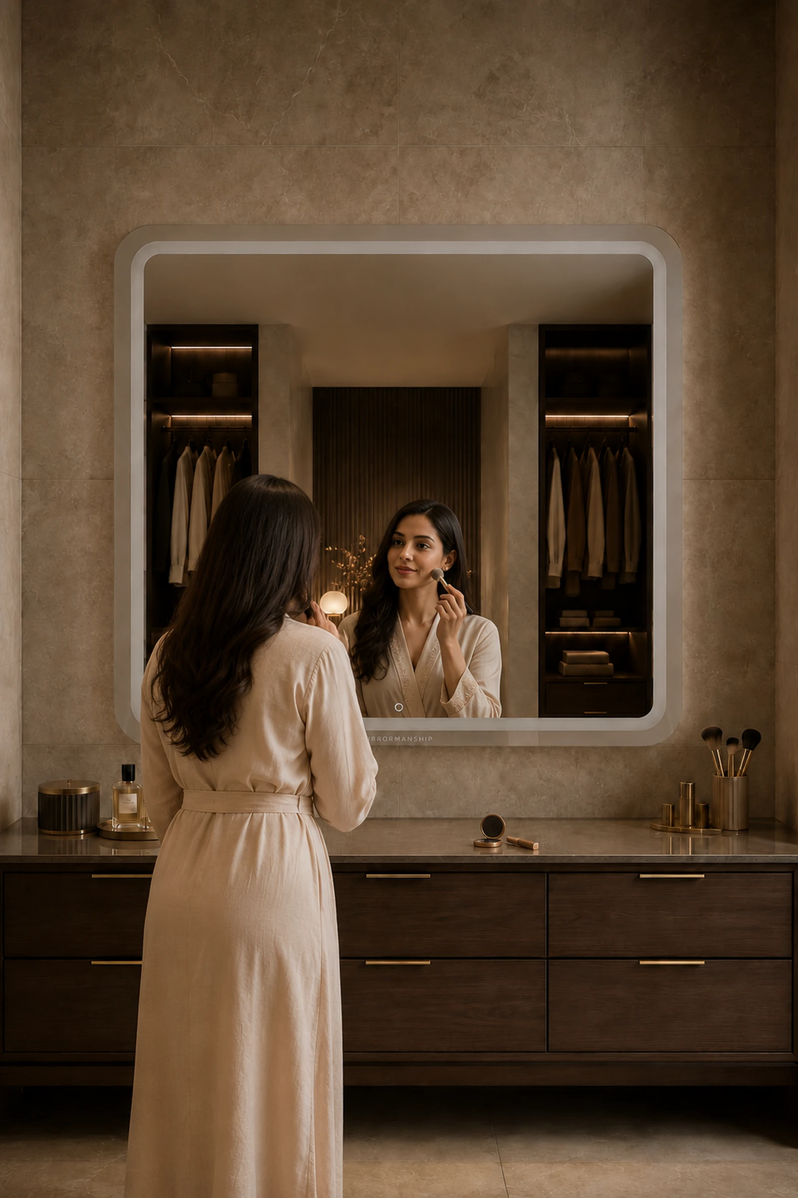 Makeup setting · Lights OFF