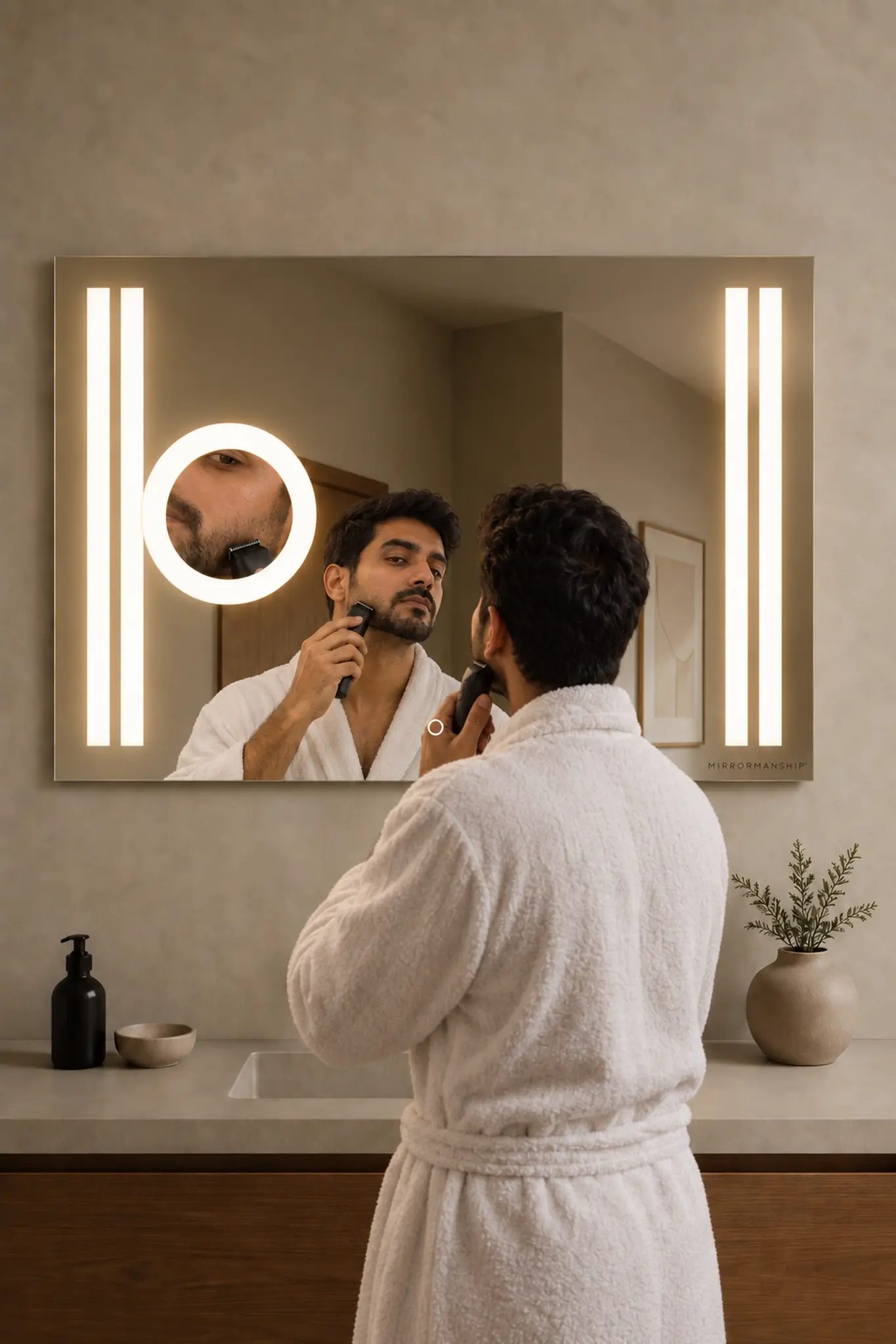Shaving lifestyle · Warm White