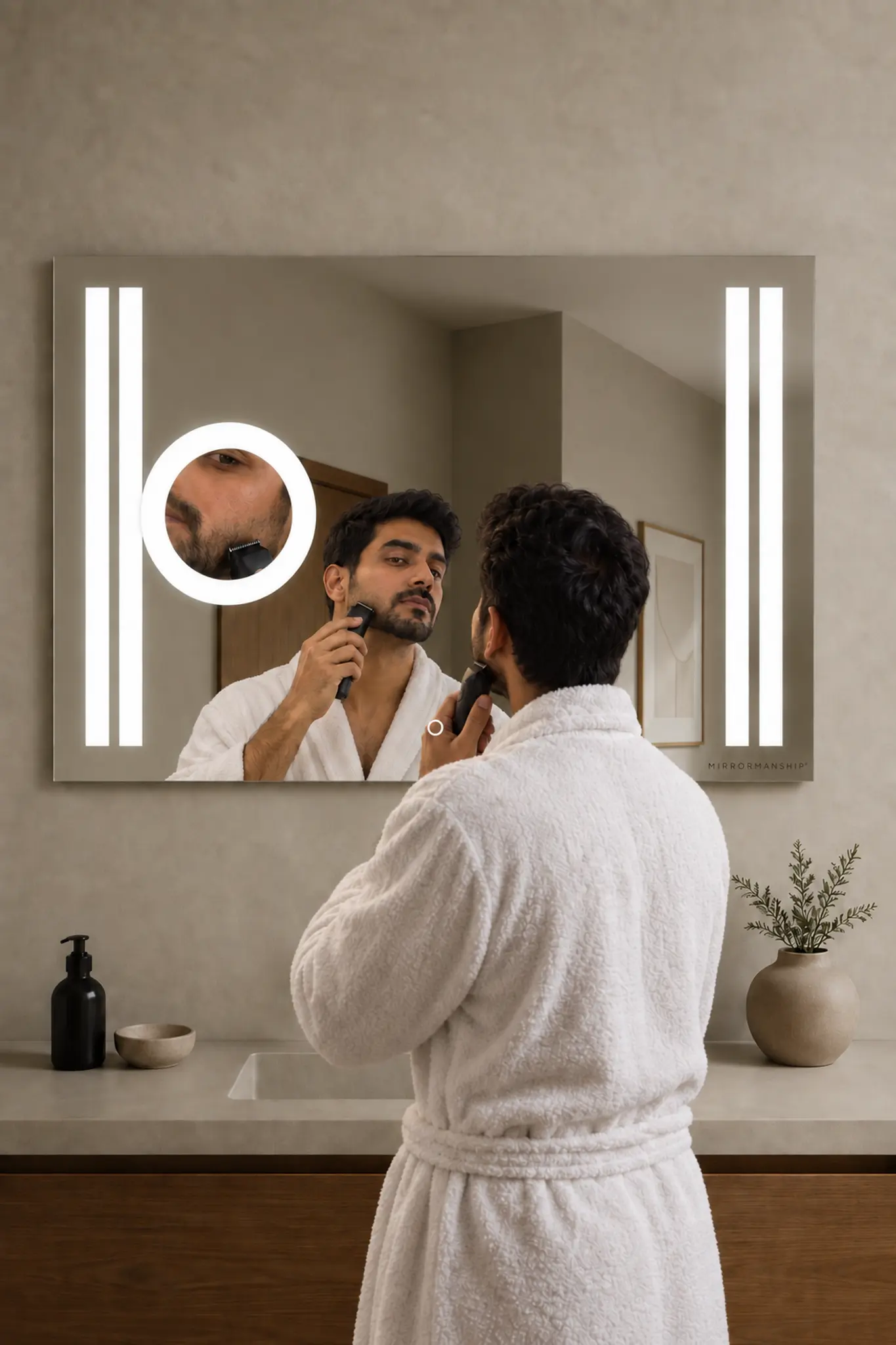 Shaving lifestyle · Cool / White