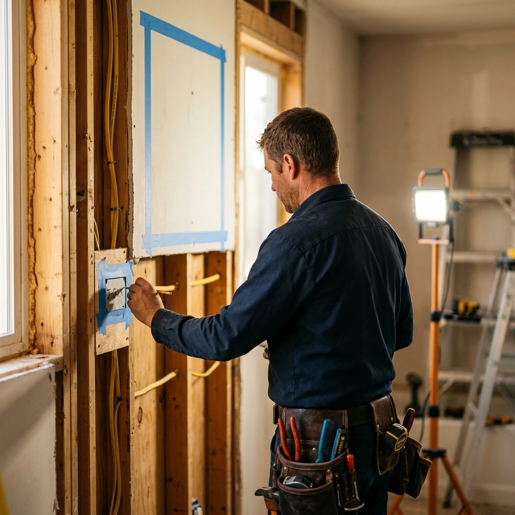 How to Install an LED Bathroom Mirror: Concealed Wiring, Height & IP44 Waterproofing